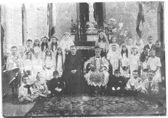 Bishop Slivovskiy with children